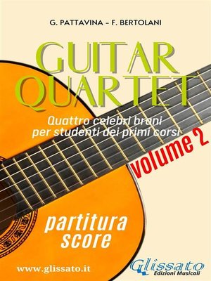 cover image of Guitar Quartet Volume2--partitura